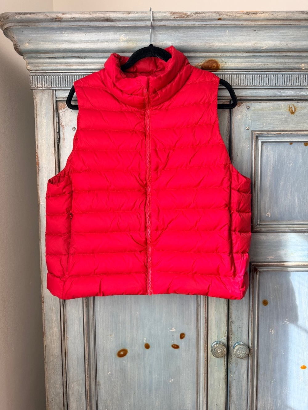 Sweaty Betty Red Quilted Vest Size XL